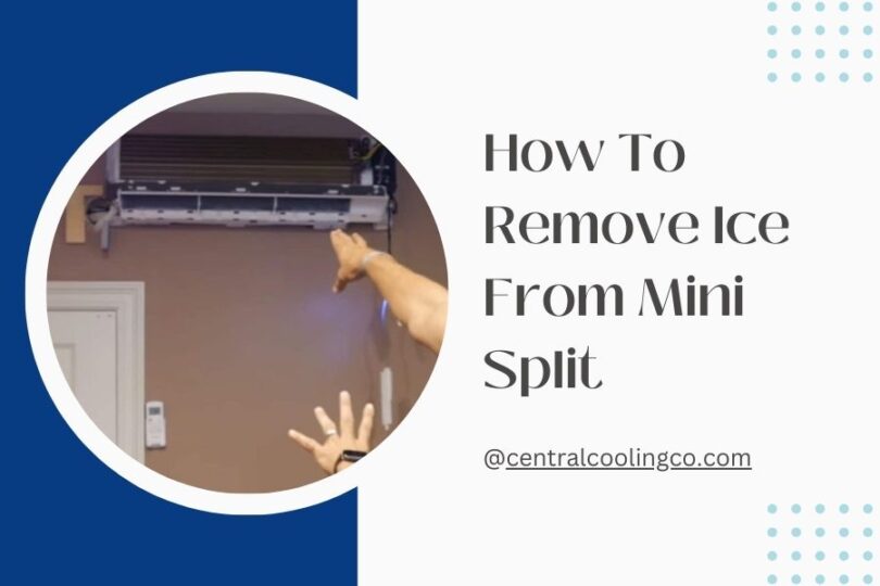 How To Remove Ice From Mini Split